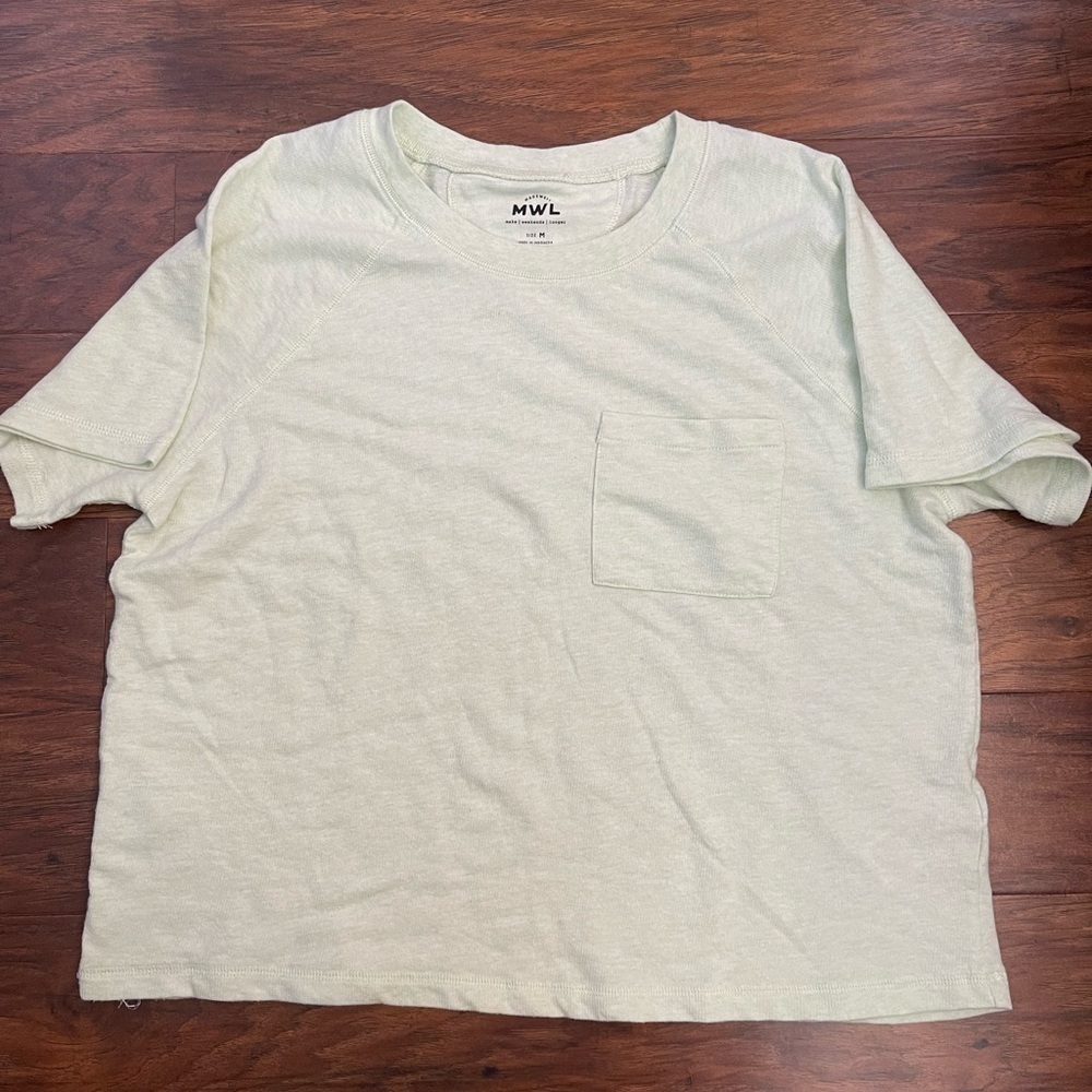 Madewell Skyterry Raglan Tee Size M